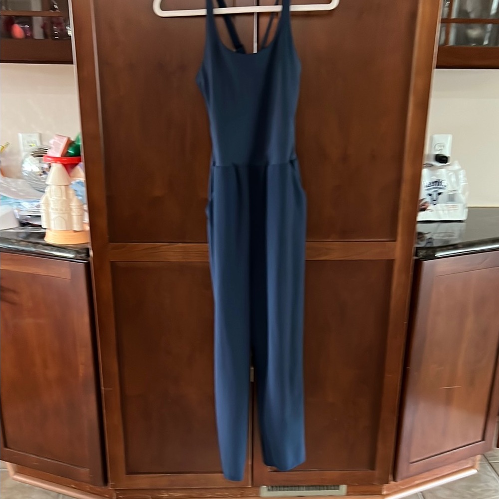 Active Navy Blue Jumpsuit
